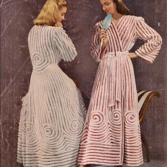 1940’s Vintage Other - 1940’s Vintage Chenille Robe